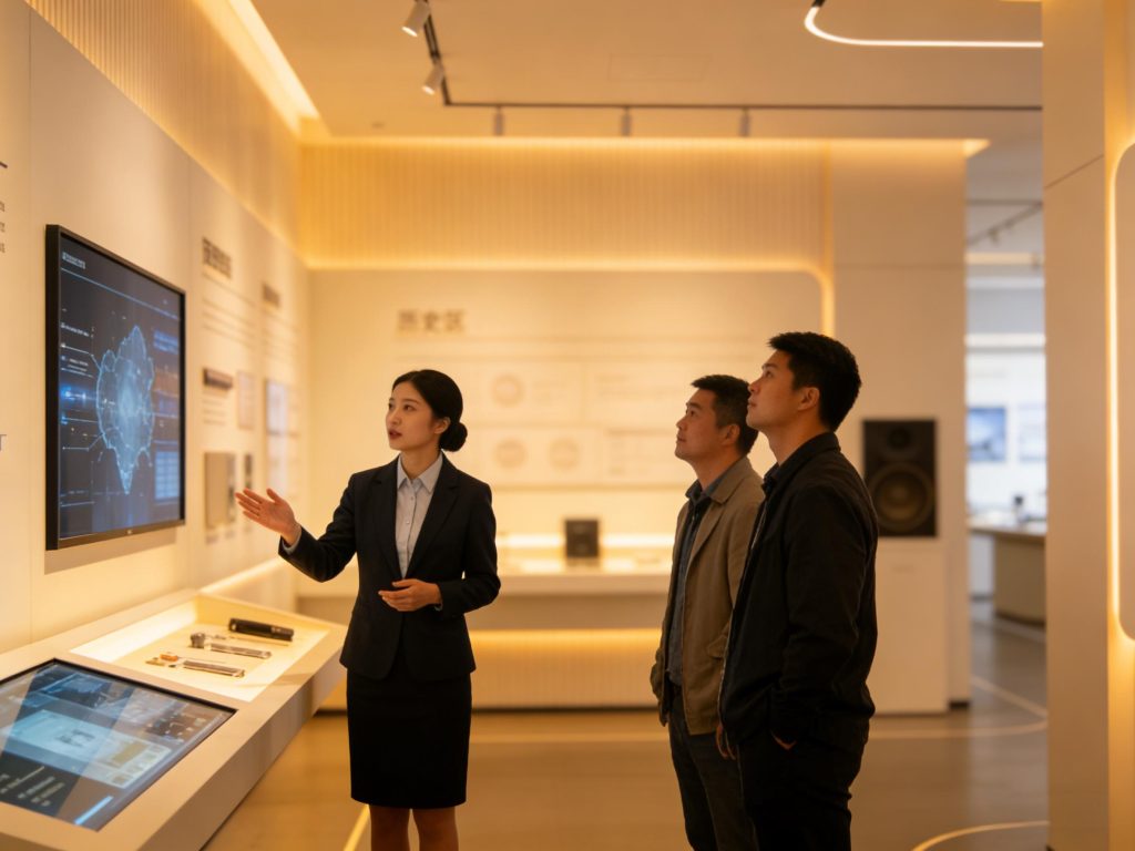 企业展厅分区讲解系统