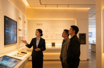 企业展厅分区讲解系统